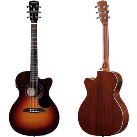 Rf26cesb Alvarez 812309020920 Regent Folk Acoustic Electric Guitar Sunburst With Cutaway