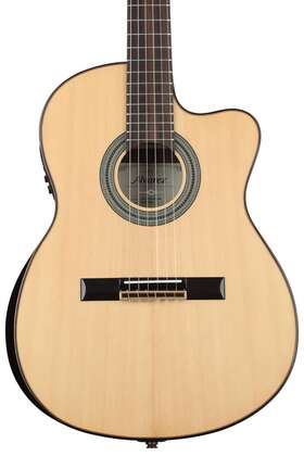 Ac70hce Alvarez Armrest Classical Acoustic-electric Guitar - Natural