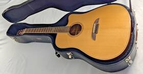 Alvarez Adh600ce Guitar Acoustic Electric Dreadnought Natural Fender Hard Case