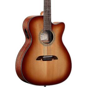 Af60ce Alvarez Folk-om Acoustic-electric Guitar Shadow Burst