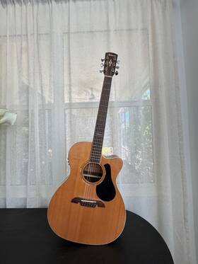 Af70ce Alvarez Shadowburst Artist Series Acoustic-electric Guitar - Natural