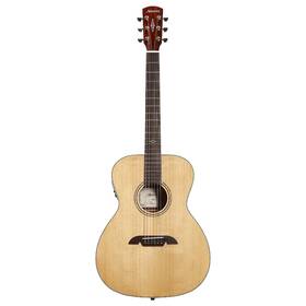 Af70e Alvarez Model Om Size Acoustic Electric Guitar Solid Spruce Top Lr Baggs