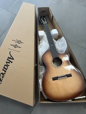 Ag610ceshb-n Alvarez Grand Auditorium Nylon String Guitar