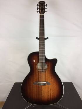 Ag66ce Alvarez Shadowburst Excellent Grand Auditorium Acoustic-electric Guitar Solid Mahoga