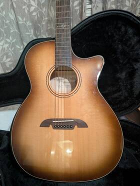 Agfm80cearshb Alvarez Grand Auditorium Acoustic Electric Shadowburst