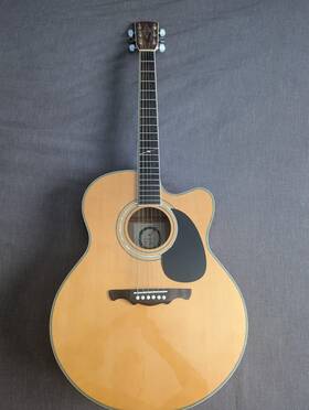 Aj-60c Alvarez Jumbo Acoustic-electric Guitar