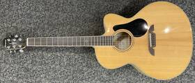 Alvarez At80ce Artist Series Jumbo - Acoustic-electric Guitar 6-string Natural