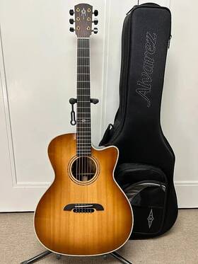 Gym70ce Alvarez Yairi Masterworks Series Acoustic Electric Guitar- Shadowburst