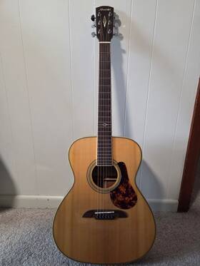 Mf610eom Alvarez Mf60eom Acoustic-electric Guitar All Solid Wood Om