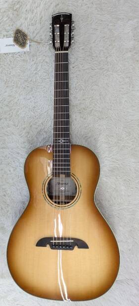 Mp60e Alvarez Shadowburst Masterworks Acoustic Electric All Solid Parlor Guitar