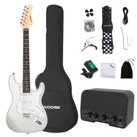B0br16r6jv Aodsk Electric Guitar Beginner Kit 39 Inch Full Size Solid Body With Amp And Acc