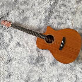 Aosen Gac-610c Mahogany Top Solid Acoustic Guitar Clear And Soft Sound Quality