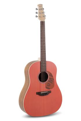 Aas-69-o Applause Acoustic Guitar Jump Slope Shoulder Dreadnought Peach
