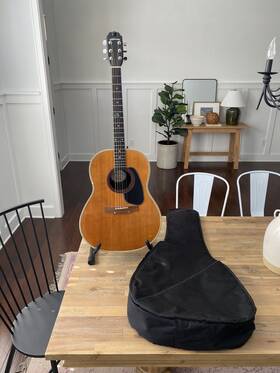 Ae24-4 Applause Vintage By Ovation Aluminum Neck Model Acoustic Electric Guitar