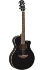 Apx600-bl Yamaha Thinline Guitar Rosewood Fingerboard Black