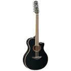 Apx700ii-12bl Yamaha String Acoustic Electric Guitar Black 086792952178