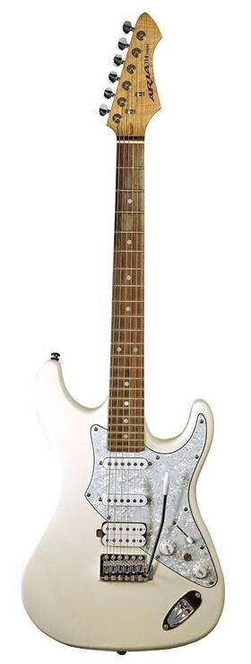 Aria 882985055363 714 Standard Electric Guitar - Vintage White