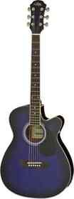 Afn-15ce-bls Aria Acoustic Guitar With Cutaway Eq Blue Shade