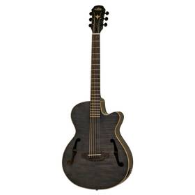 Fetf2-stbk Aria Fet-f2 Stbk Electro-acoustic Guitar With Gig Bag Stained Black