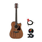 Aw54ceopnk1 Ibanez Natural Artwood Dreadnought Acoustic Electric Guitar With 600074105573