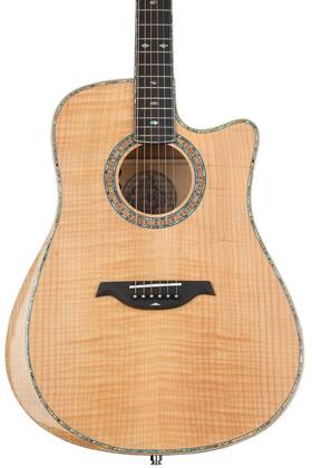 Bcr200cfmnt B.c. Rich Prophecy Series Acoustic Cutaway Acoustic-electric Guitar - Flame