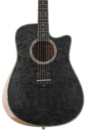 Bcr200cqmsm B.c. Rich Prophecy Series Acoustic Cutaway Acoustic-electric Guitar - Smoke