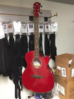 Bcr3trd Bc Rich Acoustic Electric Guitar New Trans Red Fishman