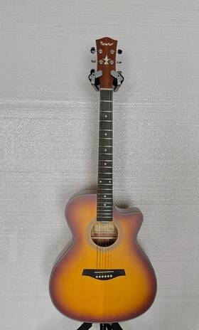 Benssica Sq-01 Open Box Item 40 Inch Acoustic Guitar Matt Finish Top Mahogany Back And Sides