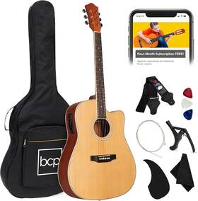 Sky5493 Best Choice Products Acoustic Electric Cutaway Guitar