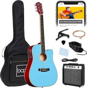 Best Choice Products Sky8130 Acoustic Electric Guitar With Amp