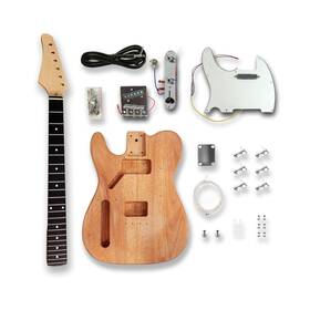 Bexgears 680168608104 Diy Electric Guitar Kits For Left-handed Okoume Woo