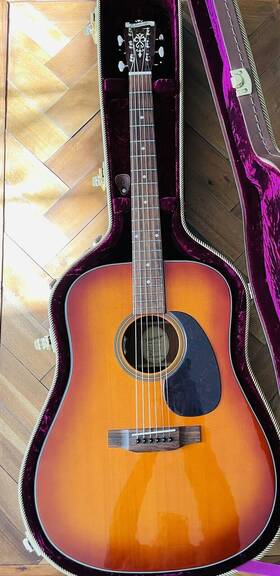 Br-40as Blueridge Acoustic Electric Guitar With Case