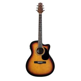 B30acesb Boroughs Auditorium Acoustic Electric Guitar Sunburst