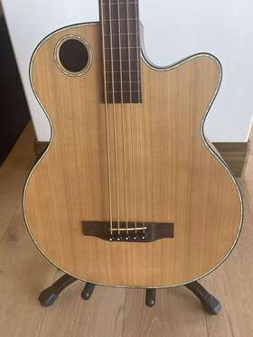 12080171 Boulder Creek 5 String Acoustic Electric Bass Guitar