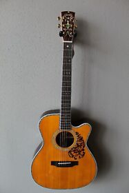 Br-183ce Brand New Blueridge 000 Style Acoustic Electric Guitar With Soft Case
