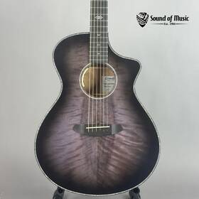 Breedlove 0201130201150 Oregon Concert Ce Acoustic-electric Guitar With Case - Blackberry Used