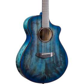 1978812176 Breedlove 197881255176 Pursuit Exotic S Concert Myrtlewood A/e Guitar Blue Eyes Rf