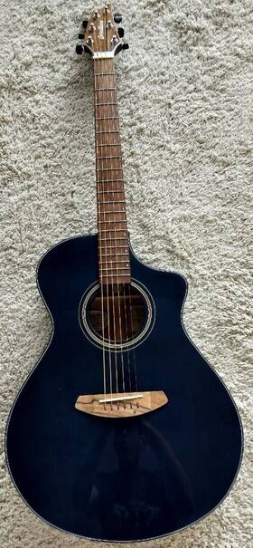 Breedlove 850024751484 Organic Signature Concert Cutaway Ce Acoustic-electric Guitar Cobalt