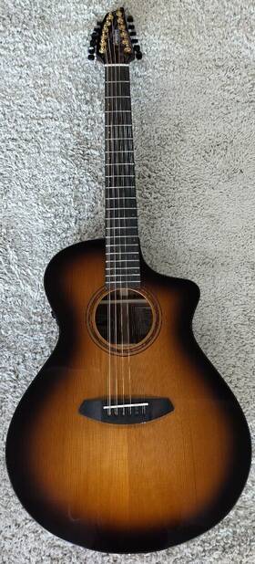 Slcn44xcercam Breedlove 850038623081 Organic Solo Pro Concert Edgeburst 12 String Ce Acoustic Electric