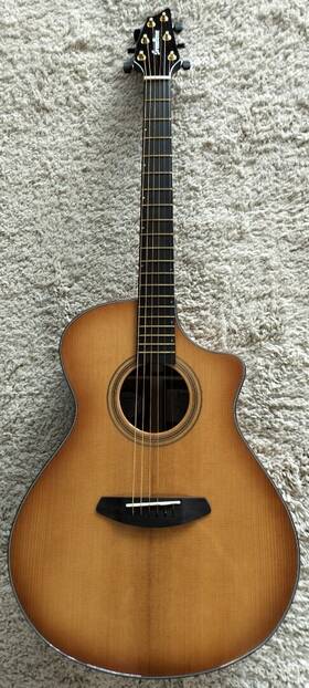 Arcn03cetegr Breedlove Artista Concerto Ce Gr Organic Solid Copper Acoustic Electric Guitar