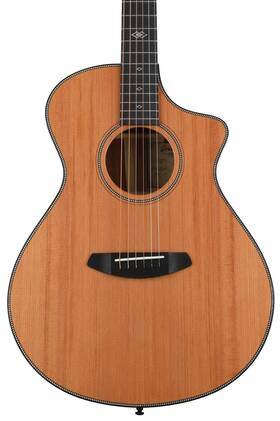Bldyo-2023-006 Breedlove Custom Concert Acoustic Guitar - Redwood And Cocobolo