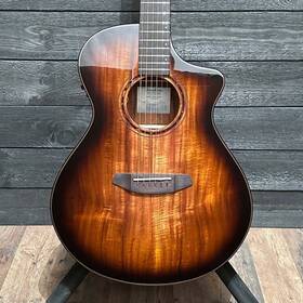 Cc220803801 Breedlove Pursuit Exotic S Concert Ce Acoustic Electric Guitar - Edge Burst Koa