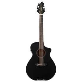 Dscn28dceeuam Breedlove Discovery S Concert Double Course 12 String Satin Black Ce Guitar