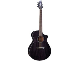 Rfcn52ceamam Breedlove Eco Rainforest S Ce Concert Size Acoustic Electric Guitar Black Gold