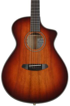 Orcns72cemymy Breedlove Oregon Concert Thinline Ce Acoustic-electric Guitar - Old Fashioned