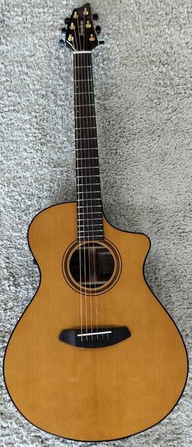 Pfcns18ceeuam Breedlove Performer Pro Concert Thinline Ce Acoustic Electric Guitar Aged Toner