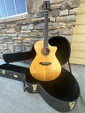 Pfco18ceeuam Breedlove Performer Pro Concerto Ce European African Mahogany Acoustic Guitar