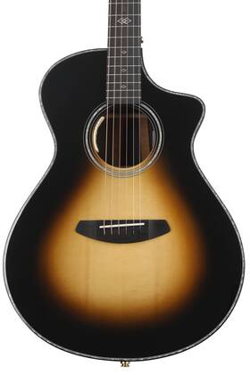Prcn24ceasbr Breedlove Limited-edition Premier Concert Ce Acoustic-electric Guitar With