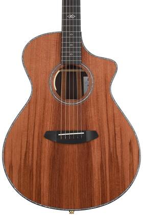 Prcns01cerwbr Breedlove Limited-edition Premier Concert Thinline Ce Acoustic-electric Guitar