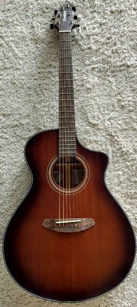 Wwcn02ceamam Breedlove Wildwood Concert Satin Ce Acoustic Electric Guitar Whiskey Finish